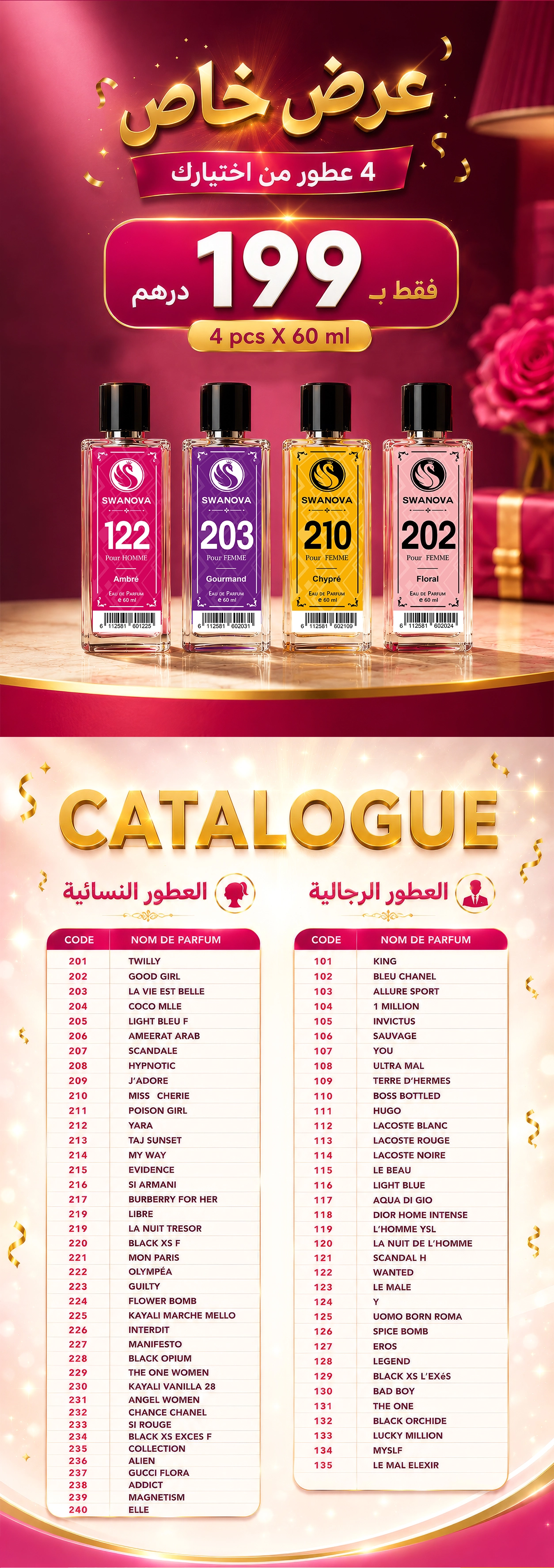 SWANOVA — عطر الفخامة الذي تستحقه